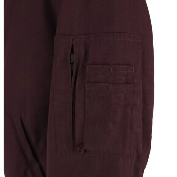 Y-3 Yohji Yamamoto Ch2 Gfx Bomber Jacket XS Mens Burgundy YS Adidas NWT - Picture 5 of 16